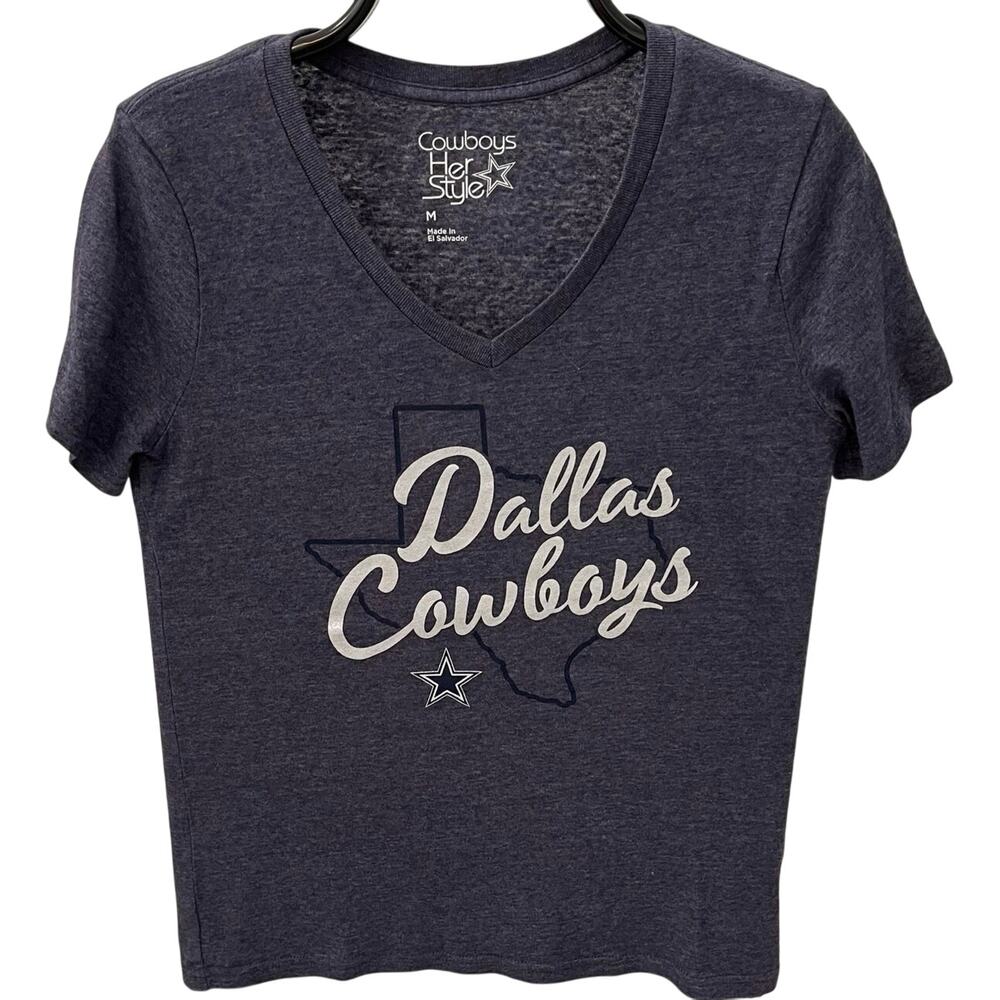 NFL Cowboys Her Style Women's MD Dallas Cowboys Graphic T-shirt